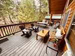 Deck with Hot tub and BBQ